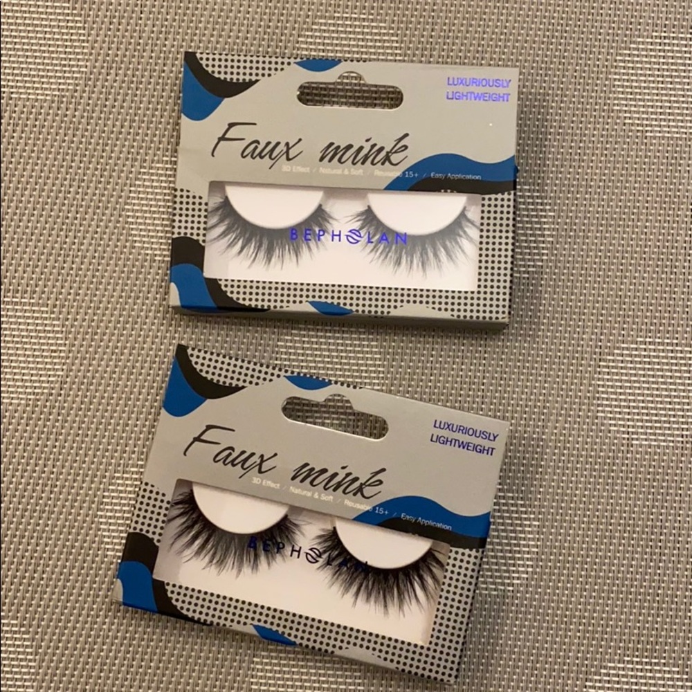 BRAND NEW faux mink wispies